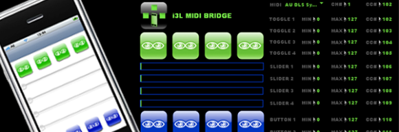 i3L MIDI bridge for iPhone and iPod Touch