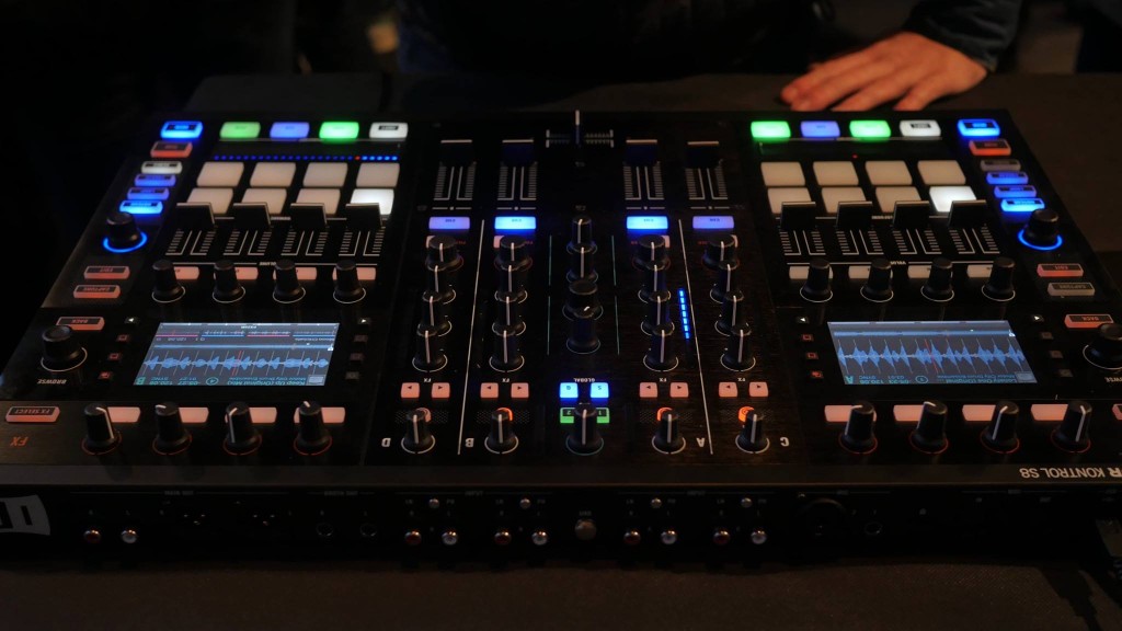 The S8 is huge. As it includes a mixer, it's a great studio/home tool. And it works well in mainstage gigs where you can demand space on the rider. Where it doesn't work: crowded DJ booths, which haven't installed these in anything approaching the quantity that the ubiquitous CDJ has been.