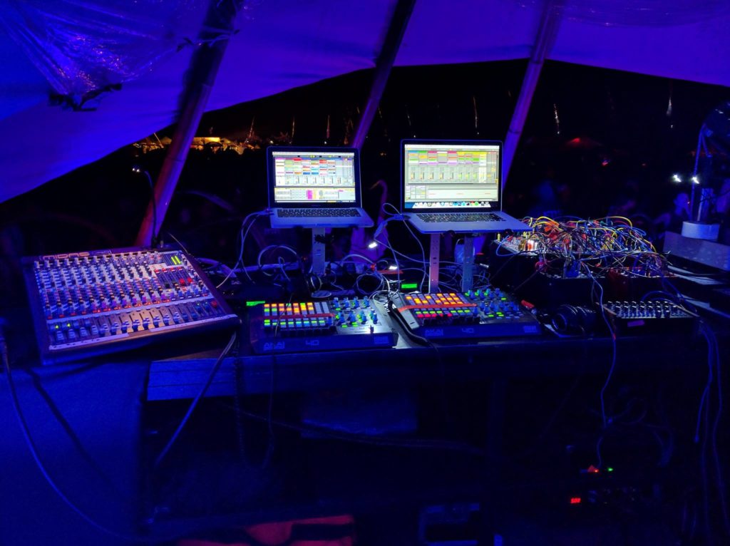 Rig for Labyrinth festival - Japan, 2016. Courtesy the artists.