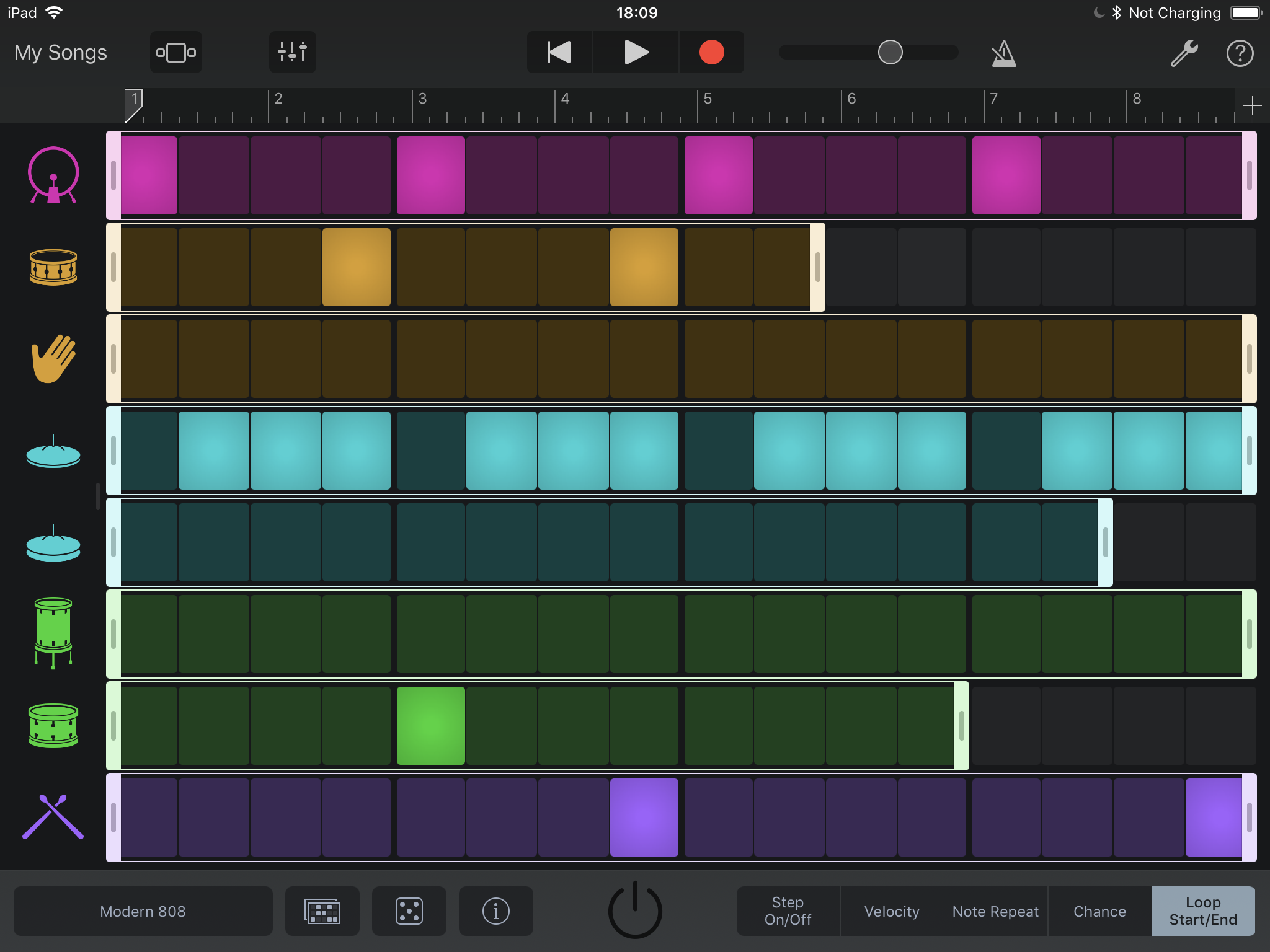 how to make drum beats on garageband