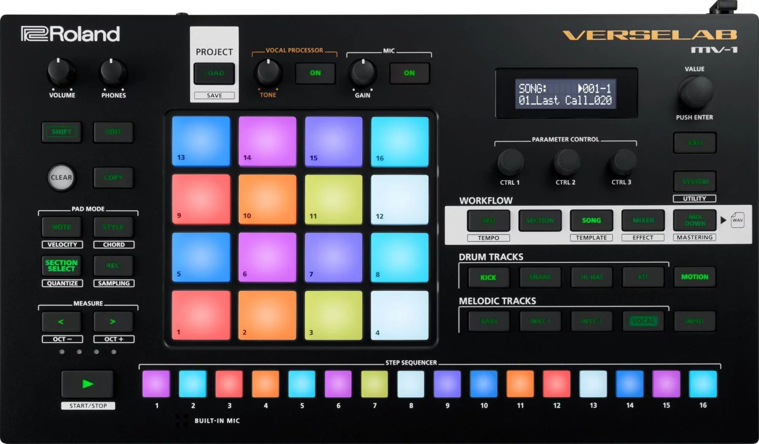 Roland Verselab MV1 combines drum machine, looper, melody, vocals