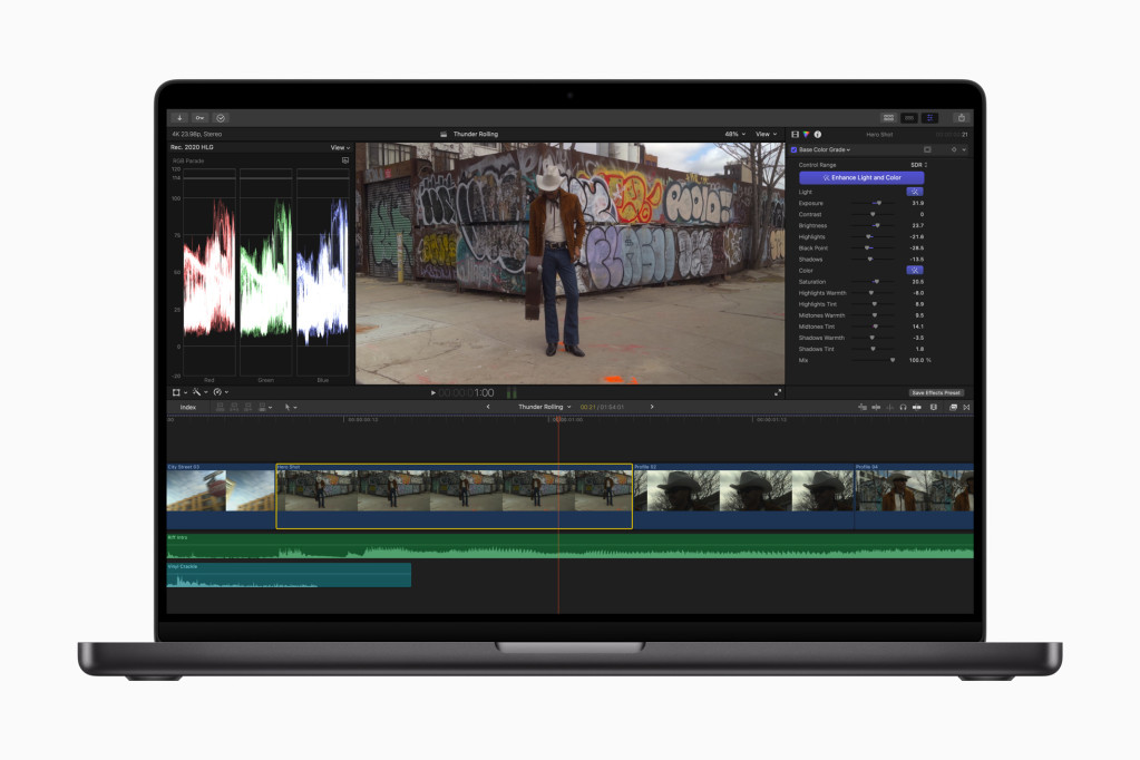 Apple Final Cut Pro for Mac 10 8 Enhance Light and Color 240507