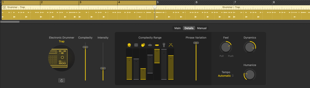 Session Player Drummer feel