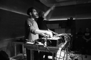 Emptyset performing live at Public Records, New York.