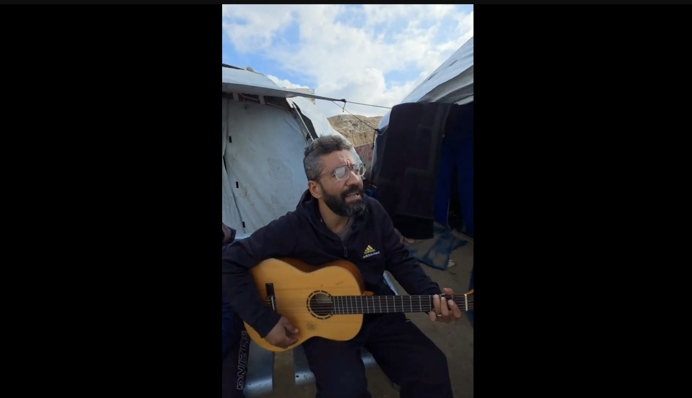 Ahmed Muin, Palestinian music teacher who turned drones into an anthem