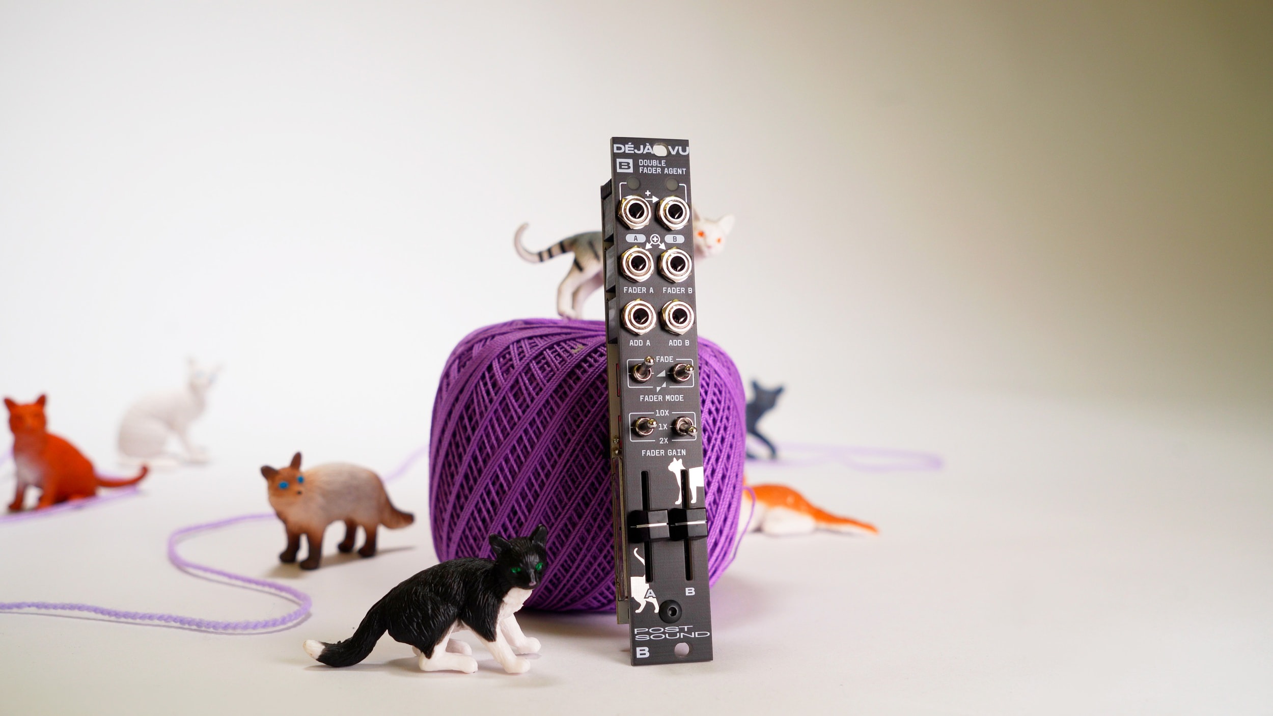 Bastl’s new Déjà vu is the 4HP module for when you need to fader stuff