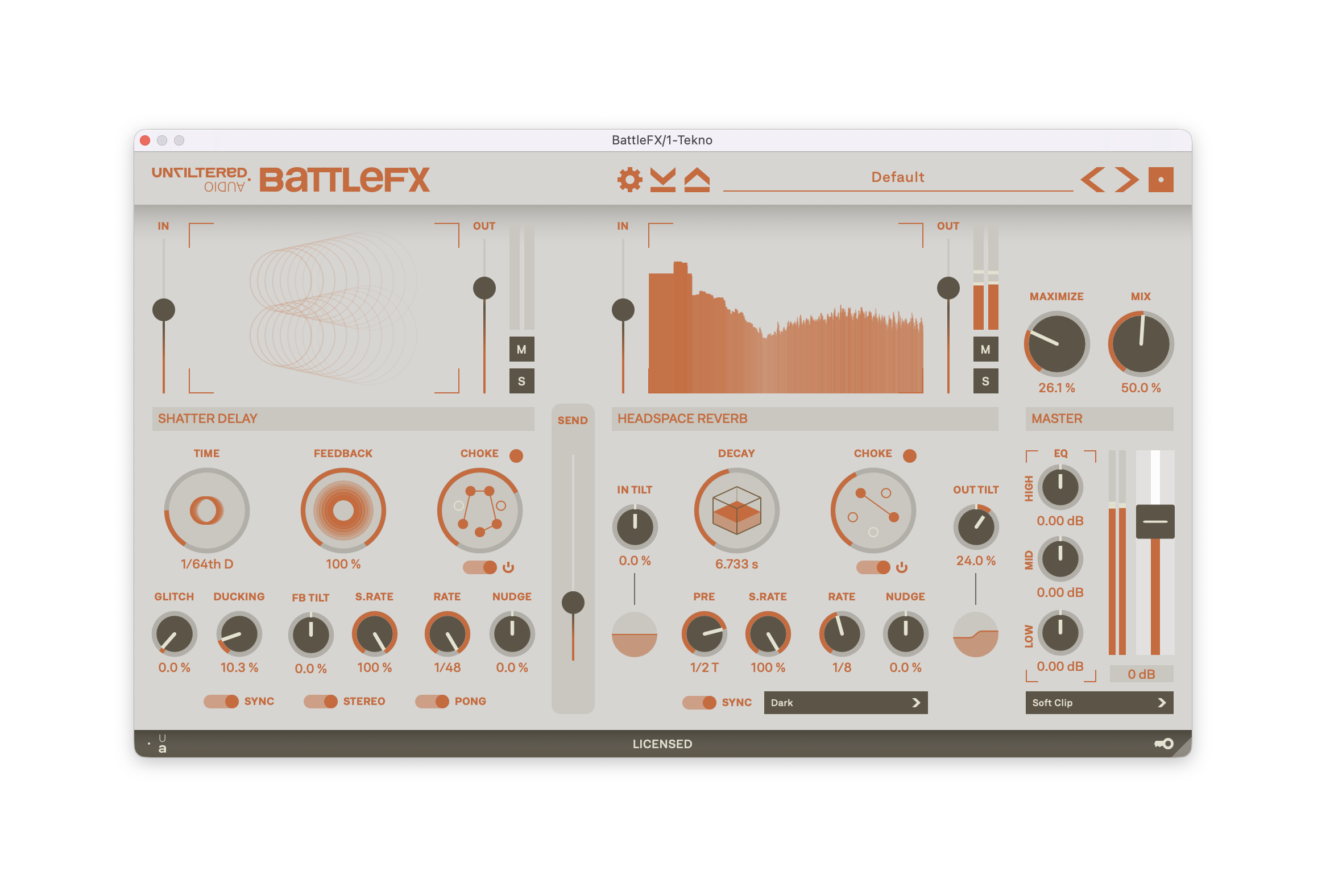 Free: Unfiltered Audio BattleFX with Shatter Delay, Headspace Reverb
