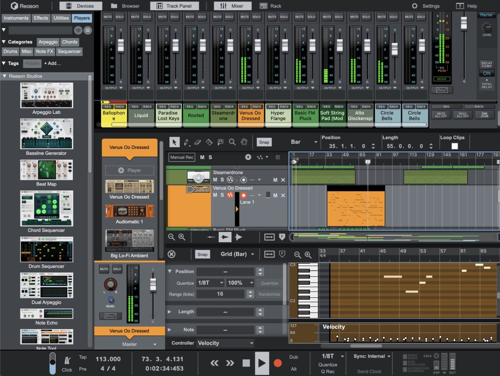 Reason 14 arrives: Dark Mode, better Track workflow, RV-9 reverb, more