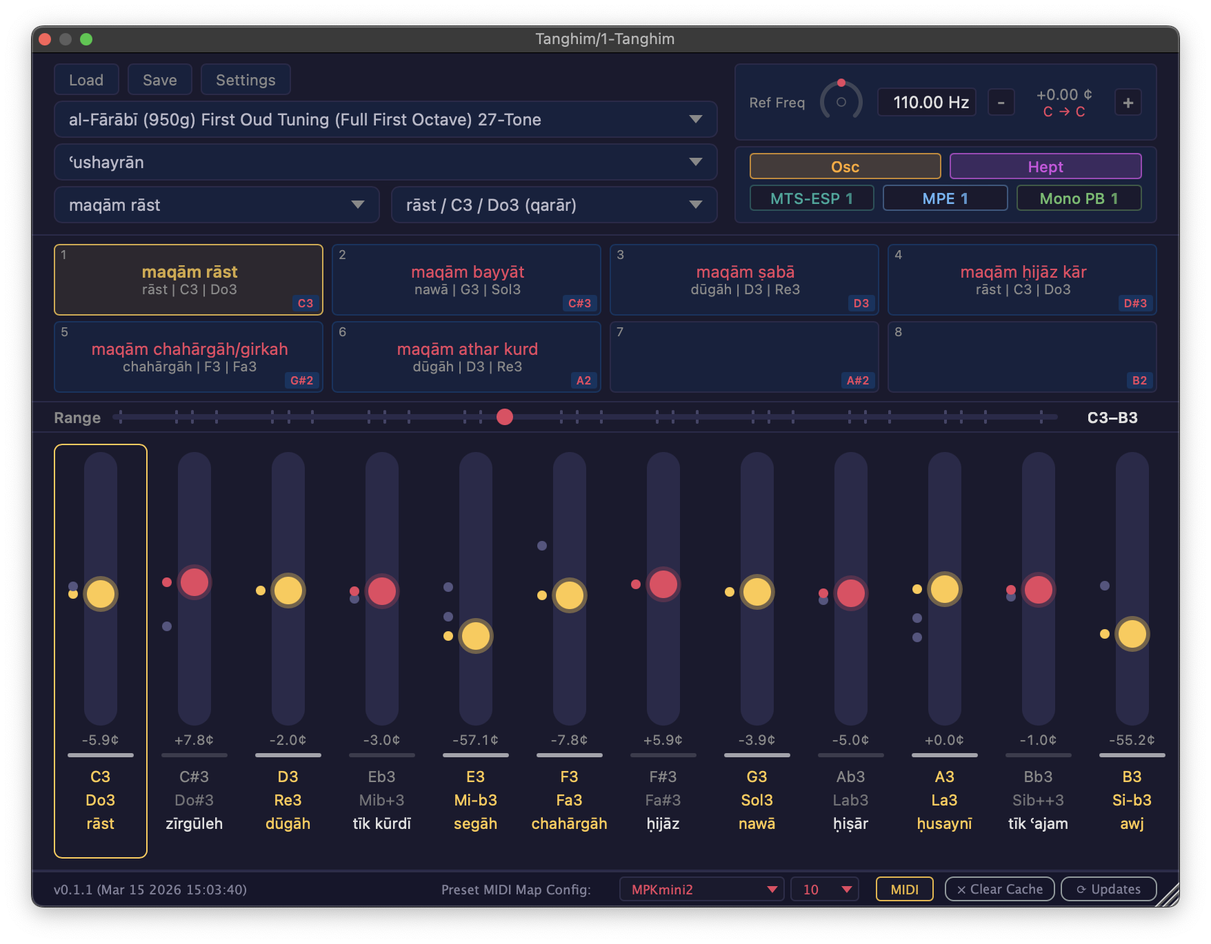 Digital Arabic Maqām Archive and open-source MIDI plug-in now available