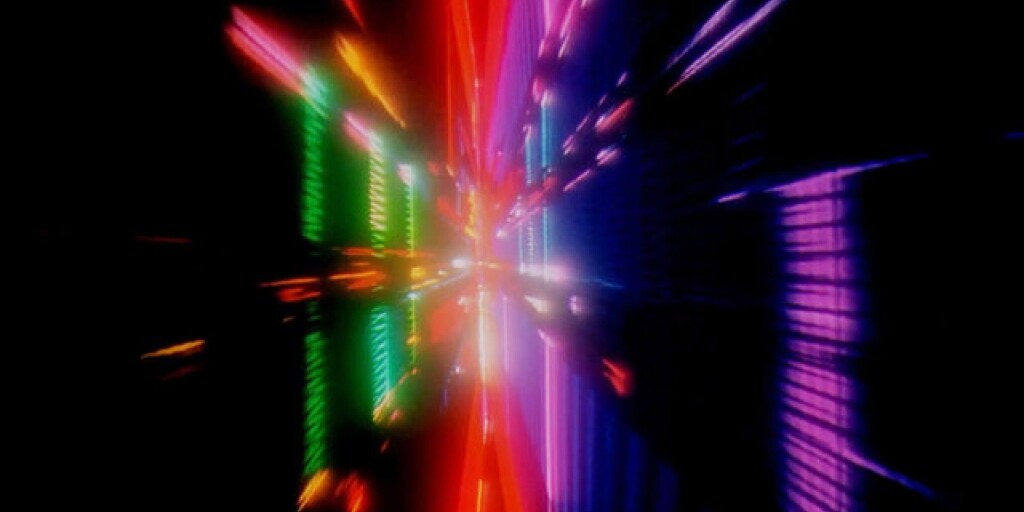 The stargate sequence from 2001: A Space Odyssey