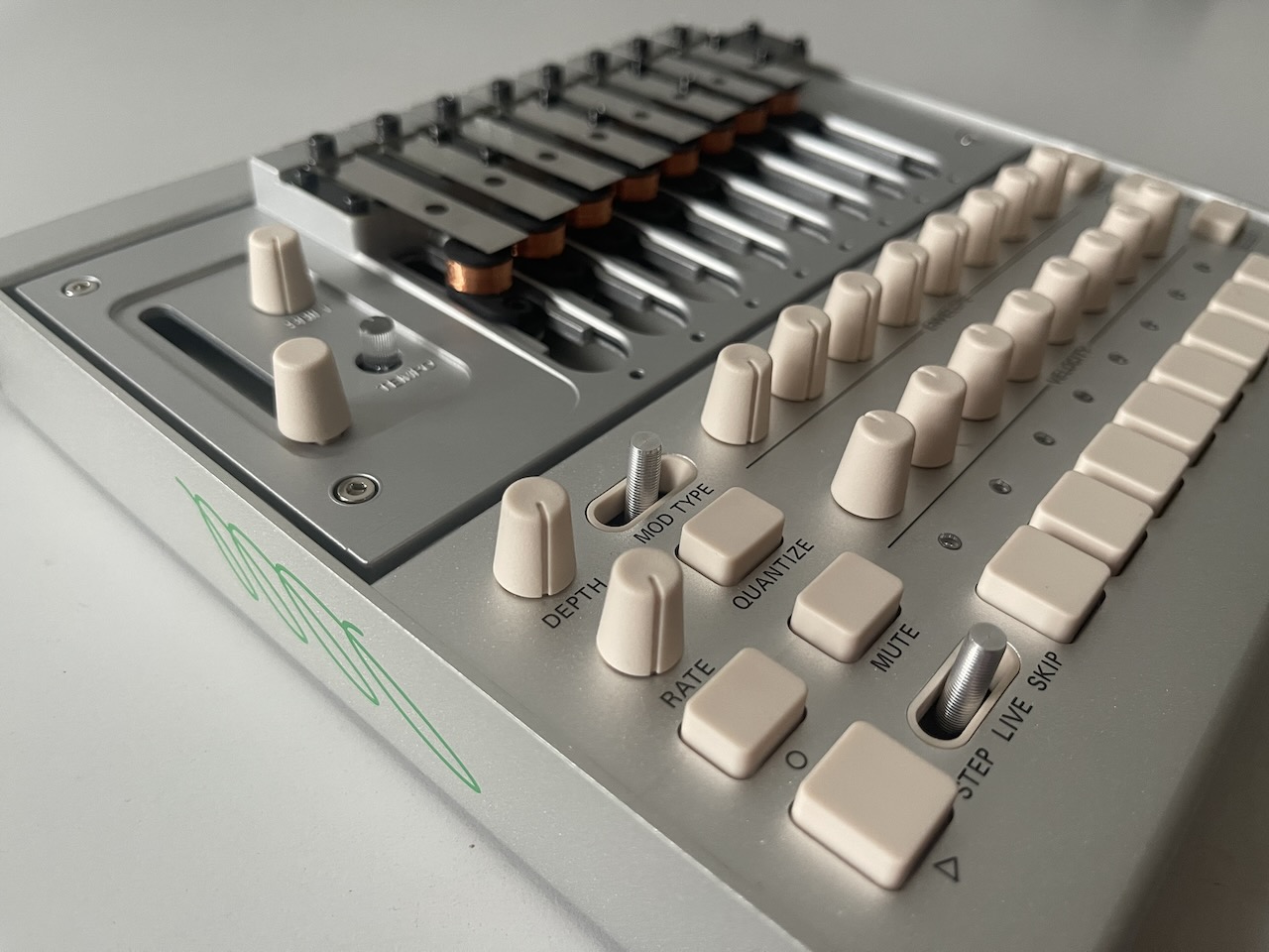 Playing KORG's phase8, acoustic synth, with videos (mine and others)