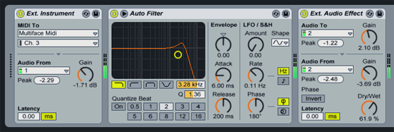 External MIDI in Live 7