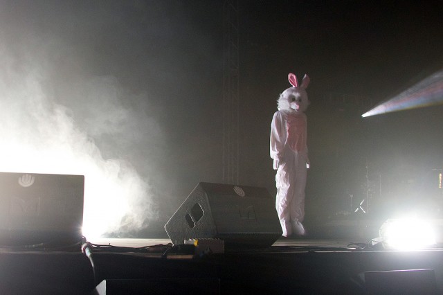 And rabbit suits. The molecular gastronomists of modern dance music, at SONAR earlier this summer.