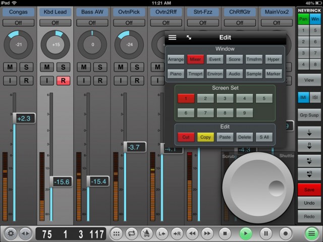 Logic Pro mixing window. Clean as Apple's own offering is, you quickly realize that something close to this may be more what you want.