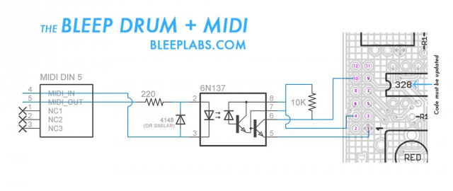 MIDI-Bleep-Drum-schematic