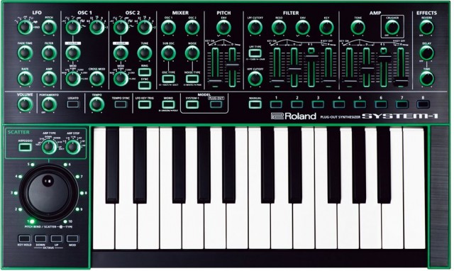 The SYSTEM-1 hardware isn't an exact duplicate of the SH-101, but you can see the layouts map fairly logically. Without the SH-101 PLUG-OUT, it's a new AIRA synth, but I know many fans of the classic Roland synthesizer are awaiting that model.