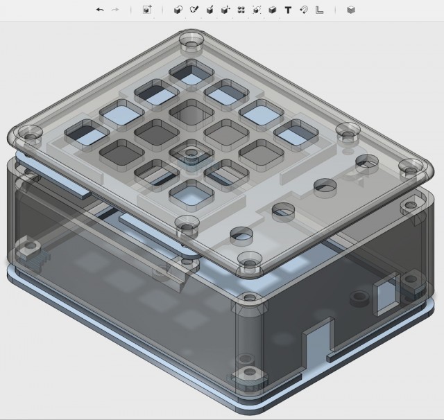 And the shell: a 3D printed case makes this something you might actually use, and provides cutouts for connections (including MIDI), the keypad, and pots.